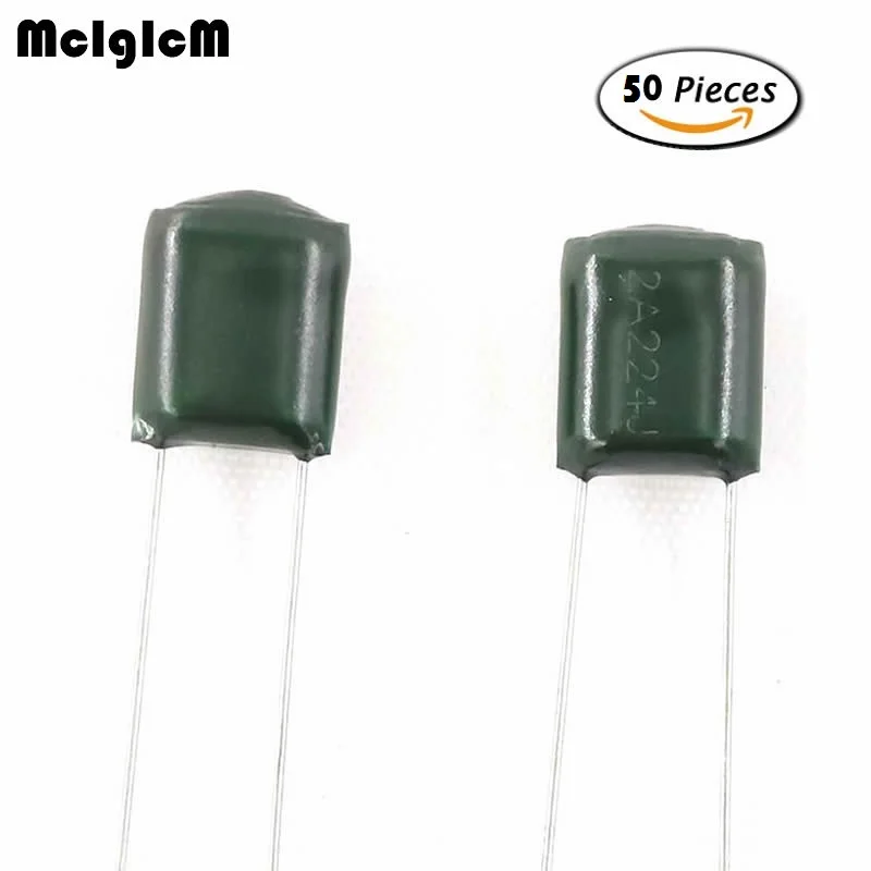 50 шт. конденсатор McIgIcM 100 в НФ 2A104J 2A334J|polyester film capacitor|film capacitorcapacitor 100v |