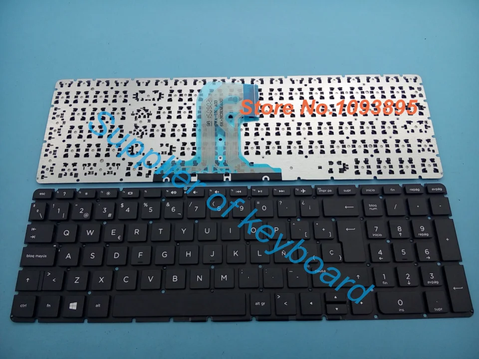 Новая испанская клавиатура для ноутбука HP 250 G4 256 255 15-ac 15-ac000 15-af 15-af000 RTL8723BE |