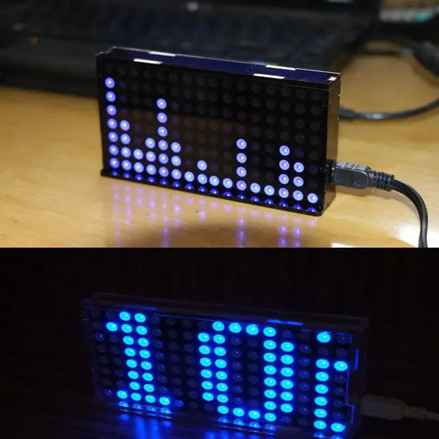 Встроенный светодиодный анализатор спектра музыки LS1608 точечный матричный