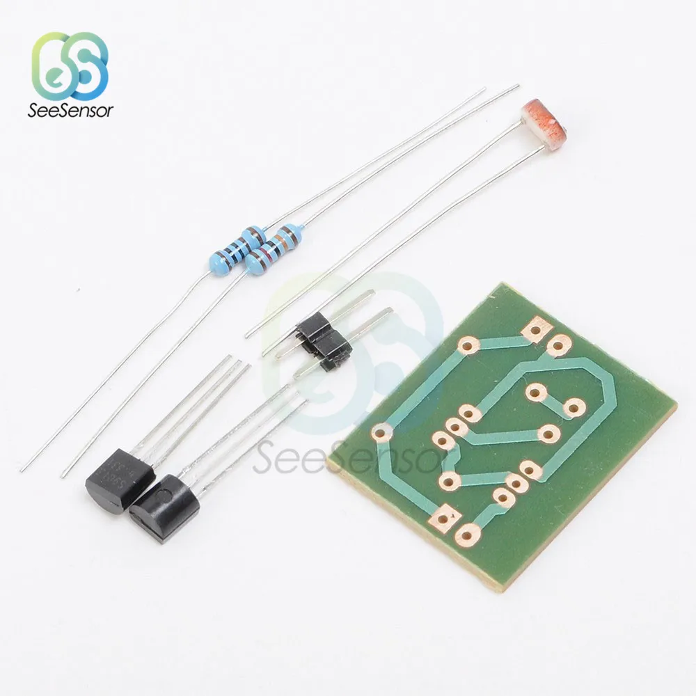 

Модуль переключателя датчика управления светом, светочувствительный индукционный выключатель, Наборы «сделай сам» для обучения электронн...