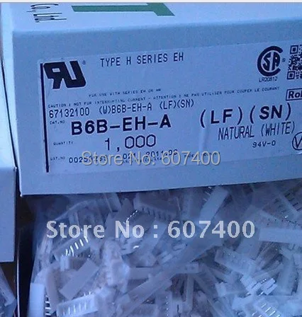 

B6B-EH-A(LF)(SN) CONN HEADER EH TOP 6POS 2.5MM Connectors terminals housing 100% new and original parts B6B-EH-A