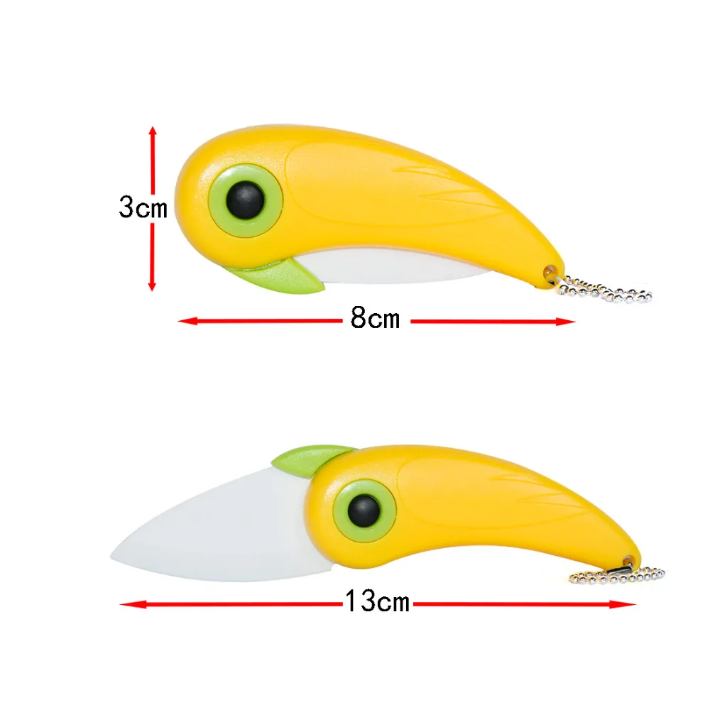 Мини Керамический нож для птиц Подарочный карманные керамические складные ножи