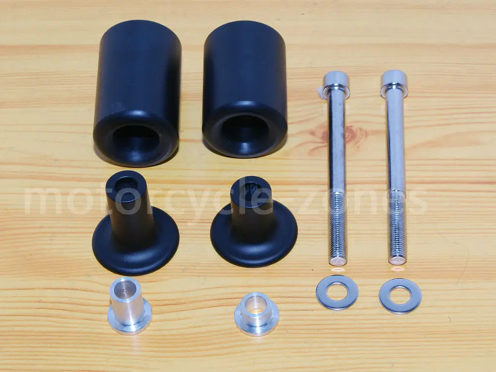 Черные Неразрезанные слайдеры рамы поломка двигателя защита для Kawasaki Ninja ZX 6R ZX6 R