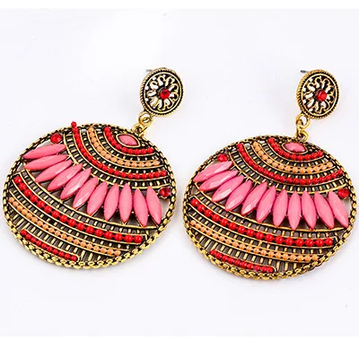Earrings For Women Boucle D'oreille Femme 2019 Pendientes Mujer Moda Hollow Out Trendy Korean Statement Joker Temperament | Украшения и