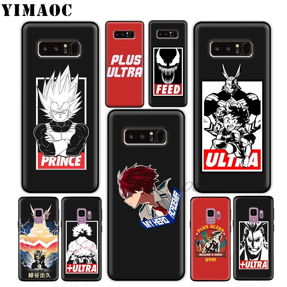 Ультратонкий Мягкий силиконовый чехол YIMAOC My Hero Academia Plus для Samsung Galaxy A9 A8 A6 2018 A5 A3 2017