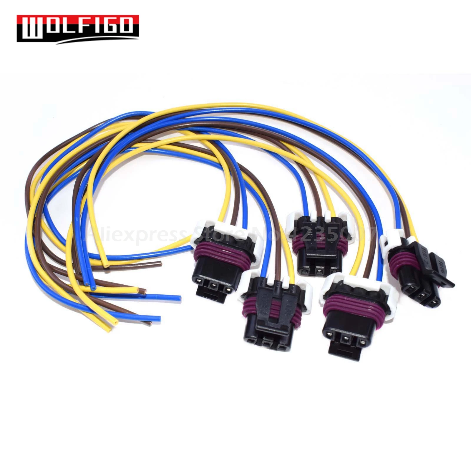 5 PCS WOLFIGO 1 шт. или 5 шт. карта сенсор 3 провода Электрический Разъем Жгут 3Pin Way AS312 Fit CHEVROLET Aveo - Цвет: 5 PCS