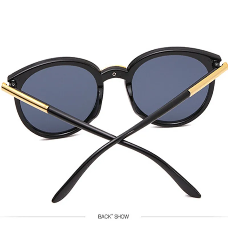Занавес модные милые солнечные очки в оправе женские декоративные круглые