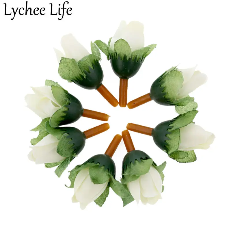 Lychee 50 шт. искусственные розы цветы украшение для рождественской вечеринки клуба