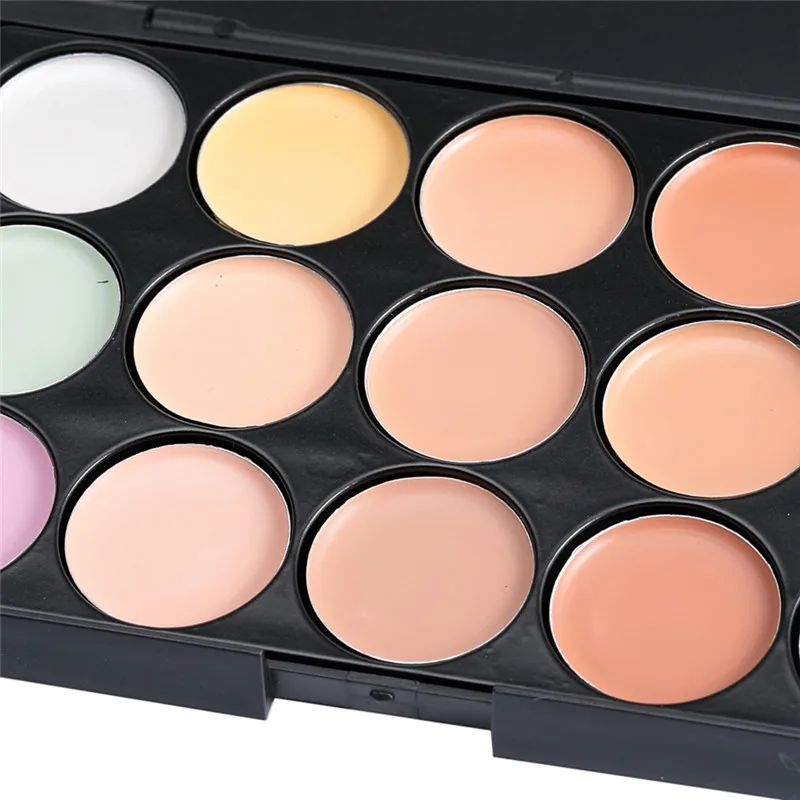 15 цветов водостойкий консилер палитры контур лица Bronzer основа для макияжа лица крем макияж скрыть черные глаза акне шрамы пятна Лидер продаж