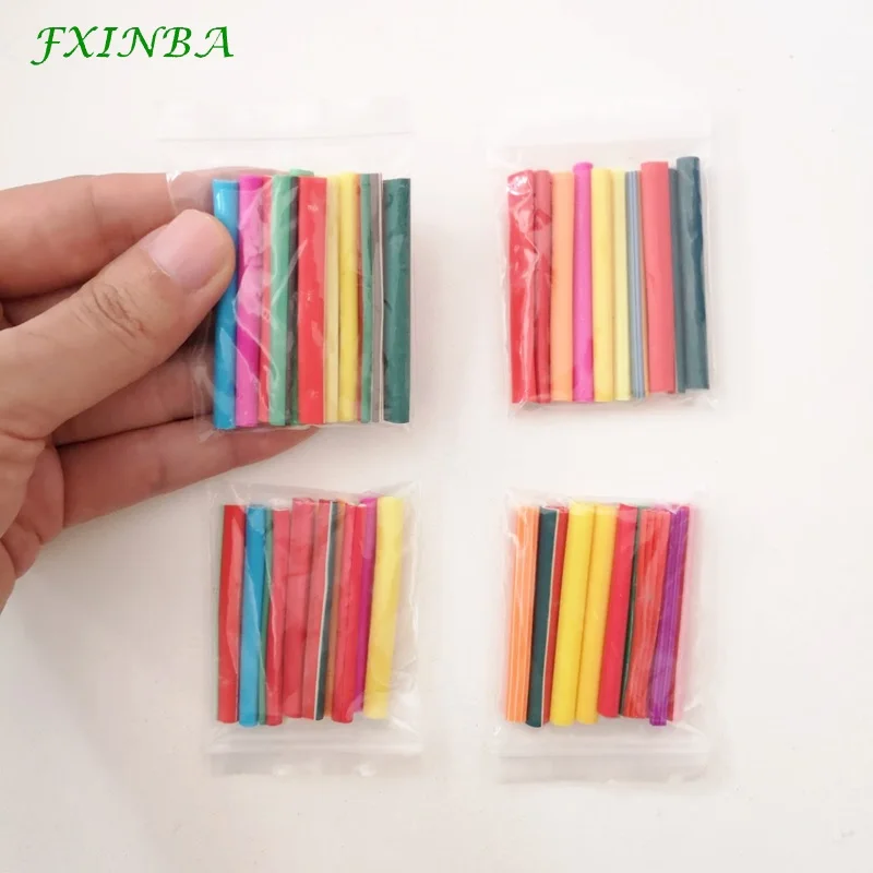 FXINBA 10 шт./лот Fimo фруктовые Ломтики Для слайма/ногти искусство советы глины искусственные фруктовые ломтики палочки Slimes игрушки Lizun DIY