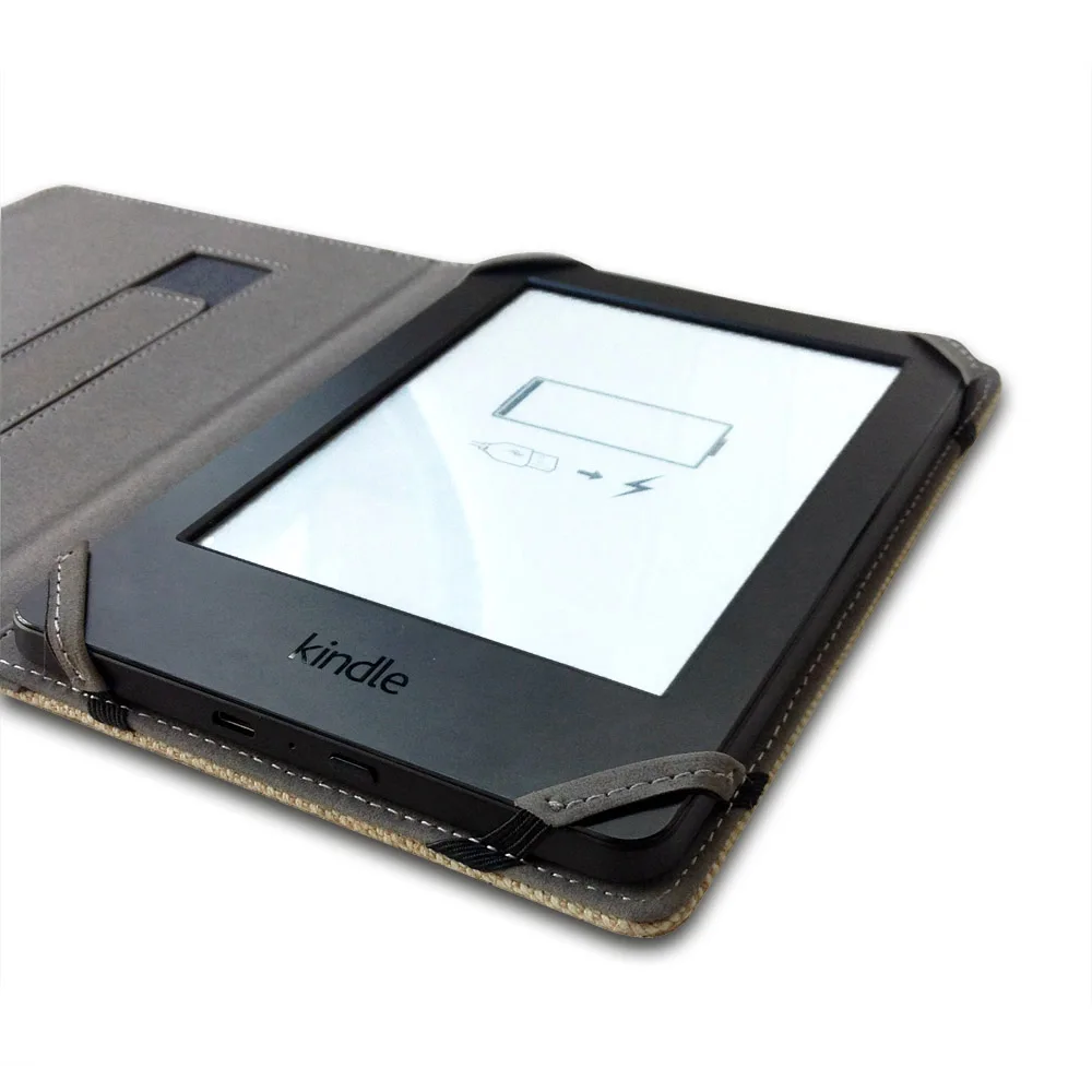 Чехол из натурального льна для Kindle 4 5 6 7 8 Touch Paperwhite eReader пеньковый чехол защитный чехол льняной чехол с держателем для рук