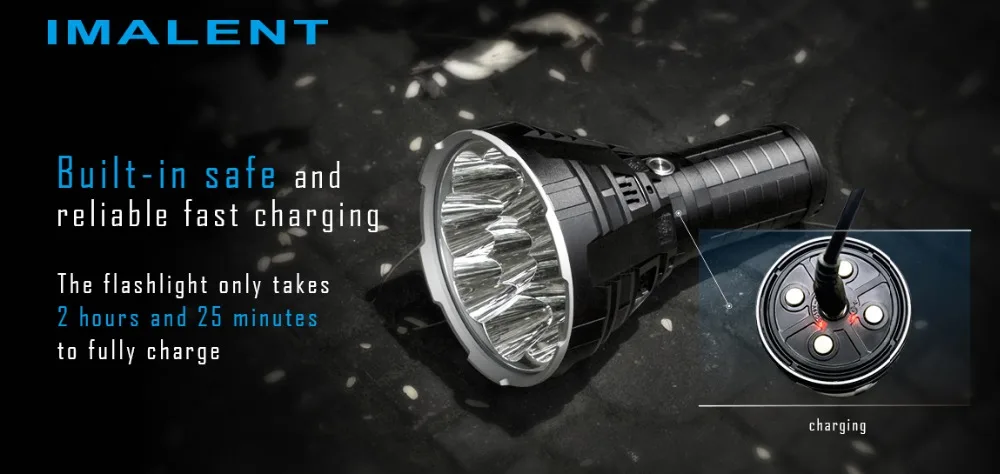 IMALENT R90C высокий выход 20000LM расстояние до 1679 м CREE XHP35 HI LEDs фонарик, который удобен, быстро и безопасно