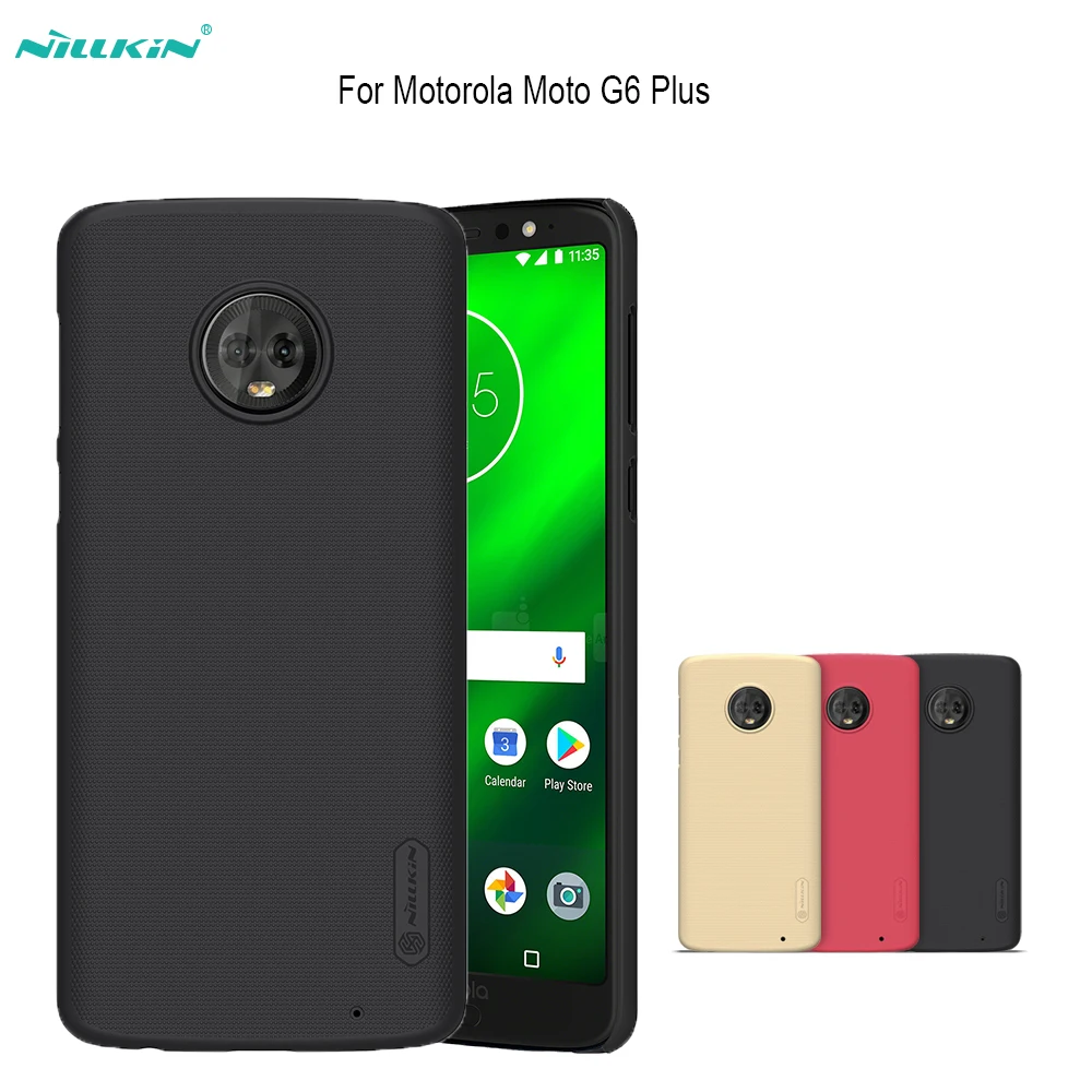 Чехол Nillkin для Motorola Moto G6/G6 Plus суперматовый защитный жесткий пластиковый чехол Z3 Play