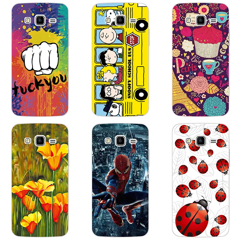 hard Plastic phone case cover For Samsung Galaxy Core Prime G360 G3608 shell printing Painted Flower |