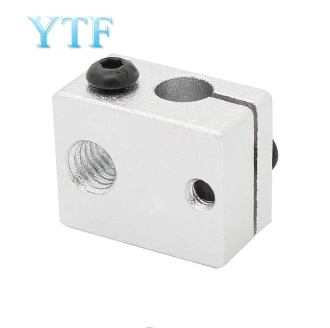 5 шт. Reprap алюминиевый нагревательный блок цельнометаллический E3D V5 V6 J head