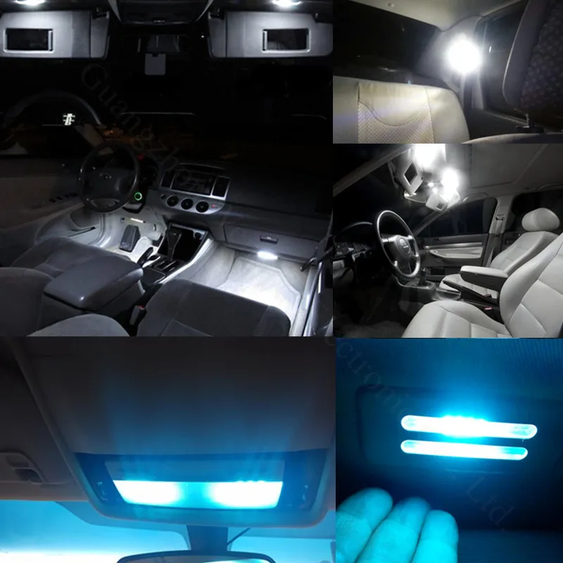 WLJH 2x Canbus T10 светодиодный 4014 SMD лампочка фонарь W5W стайлинга автомобилей 12v Авто
