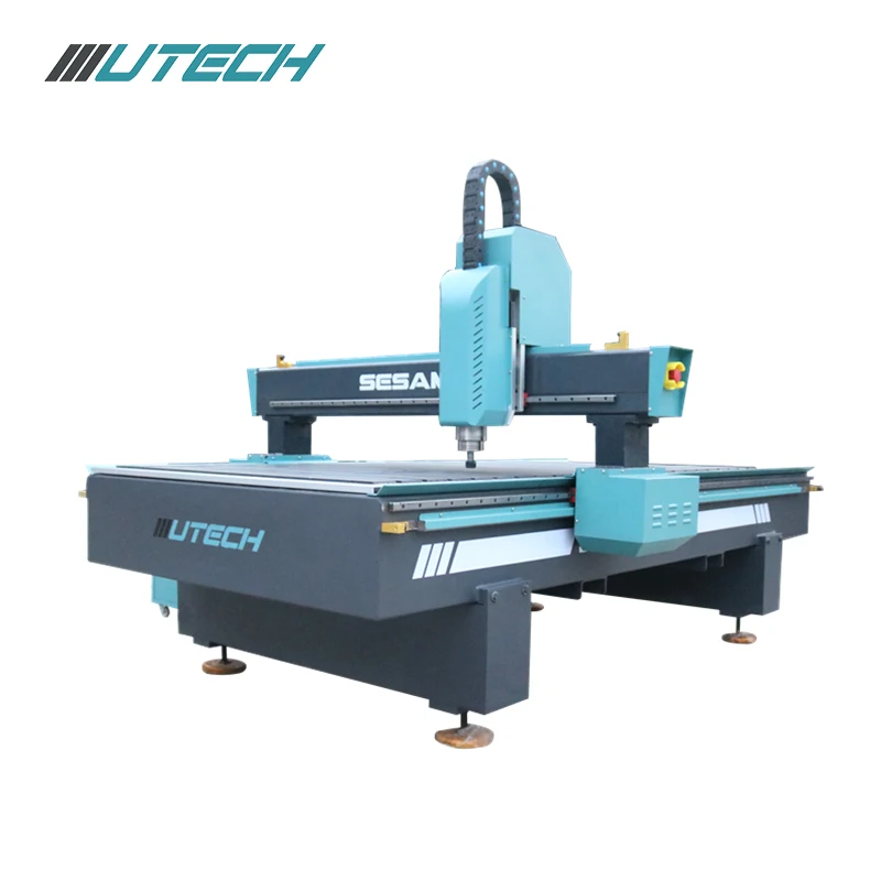 UTECH самая низкая цена фрезерный станок для резьбы с ЧПУ резки алюминия и латуни по