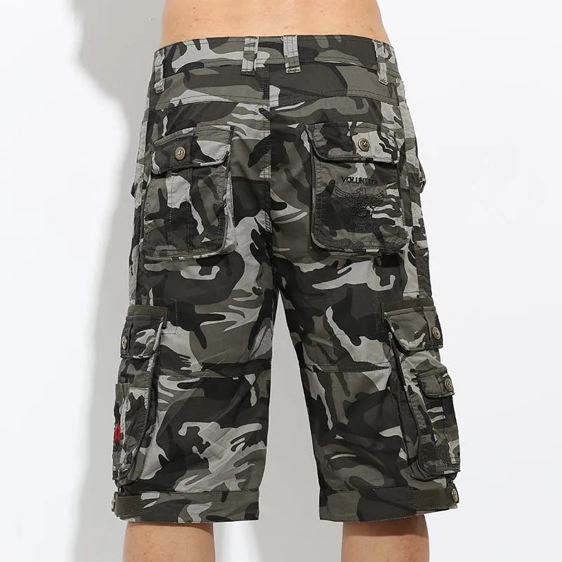 

2016 Arrival Summer Outdoor Camouflage Shorts Hiking Shorts Men Loose Sports Military Army Shorts Tactical Men Pantalones Cortos
