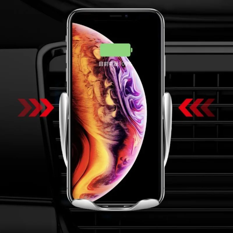 Индукционный Беспроводной автомобильный держатель для телефона TOTU для iPhone 7 6 samsung в автомобиле, держатель для мобильного телефона, подставка для сотового телефона