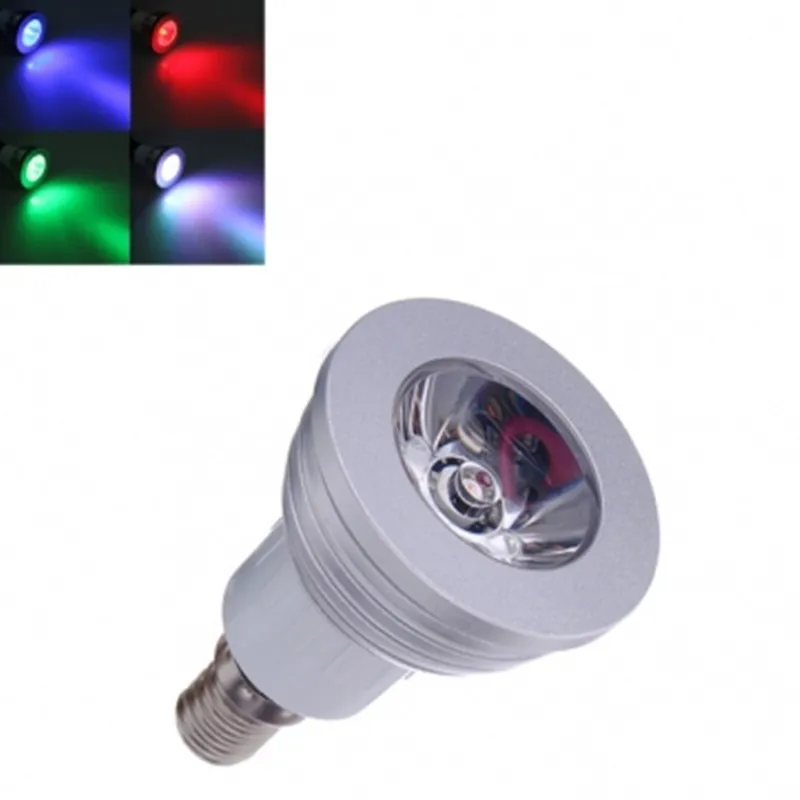 Фабрика RGB светодиодный лампы 3W GU10 E27 E14 MR16 GU5.3 16 Цвет изменения лампа прожектор 85-265V с ИК-пульт дистанционного управления светодиодный спот DHL