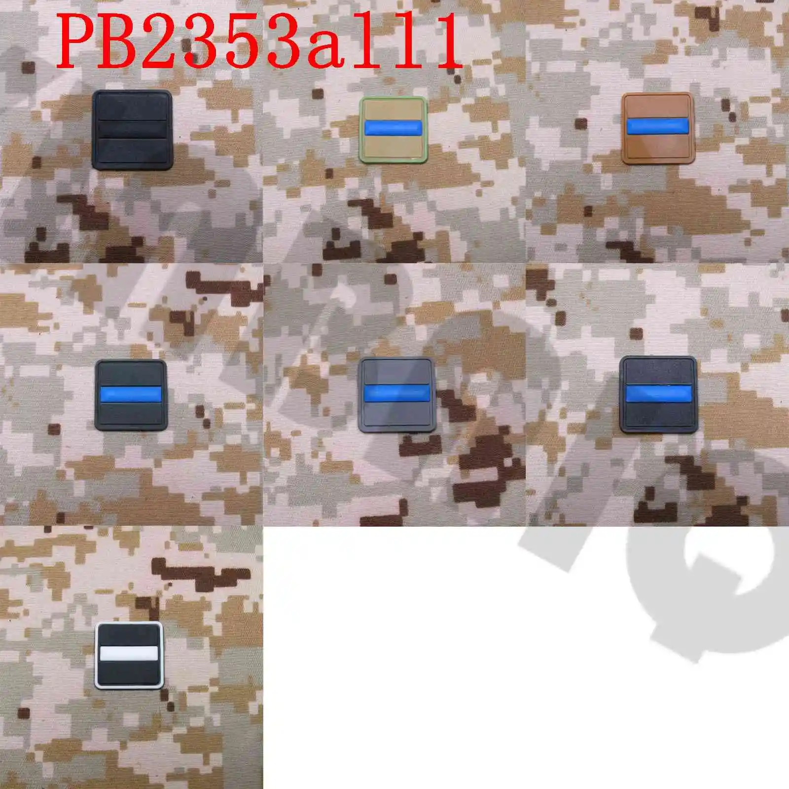 3D PVC patch 2 pieces The thin Blue line flag Police SWAT Rubber | Дом и сад