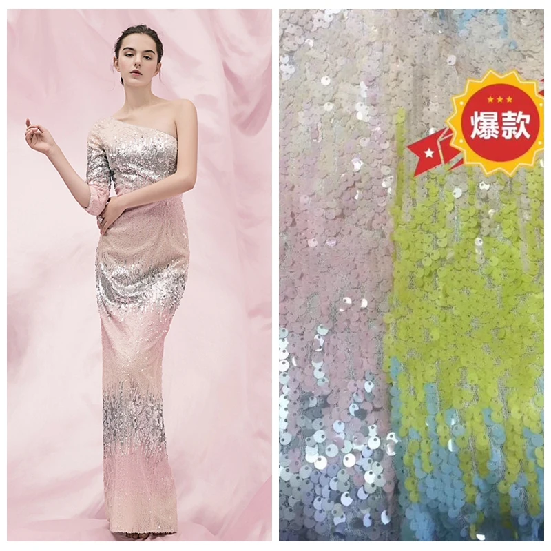 LASUI W0141 Новинка 2019 Лидер продаж 1 ярд для одежды юбка платье Топ розовый желтый