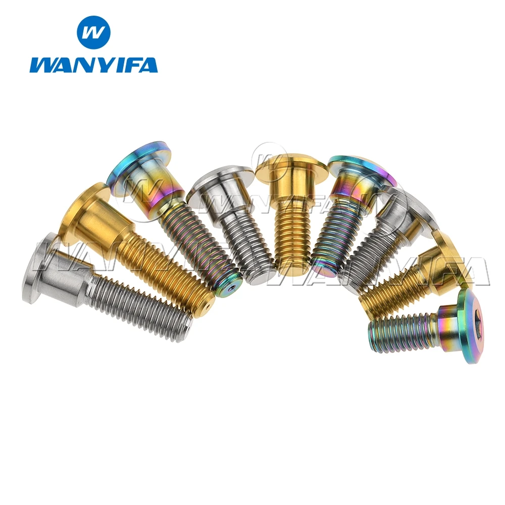 Болты wanifa Titanium Ti M8x20 22 30 33 мм винты с шестигранной головкой для Suzuki Yamaha болты