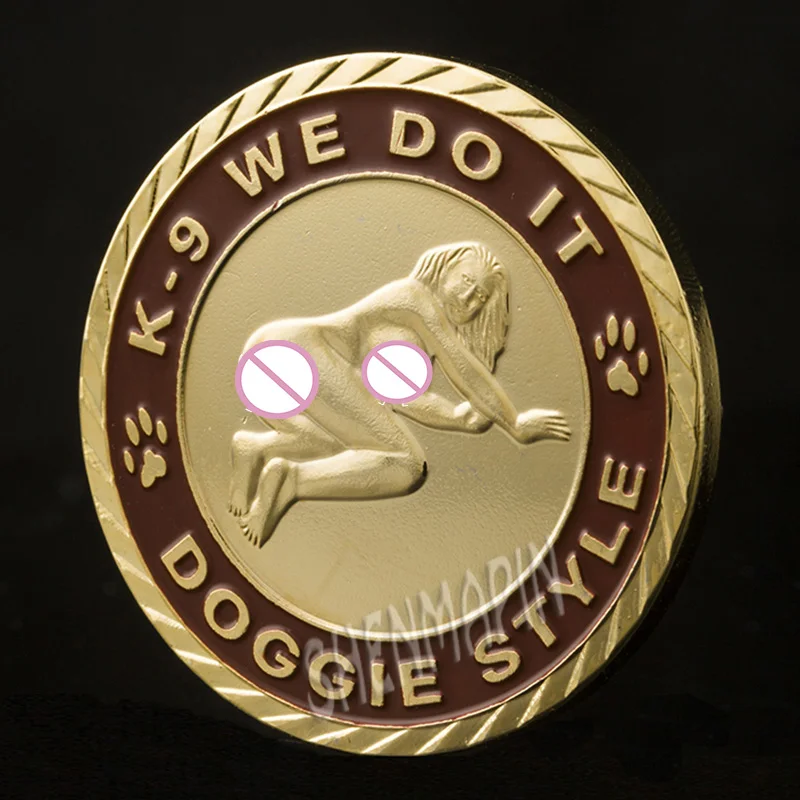 Military Working Dog Commemorative Coin Dedicated to Loyalty Honor Medal Coins Collectibles Guardians of the Night | Дом и сад