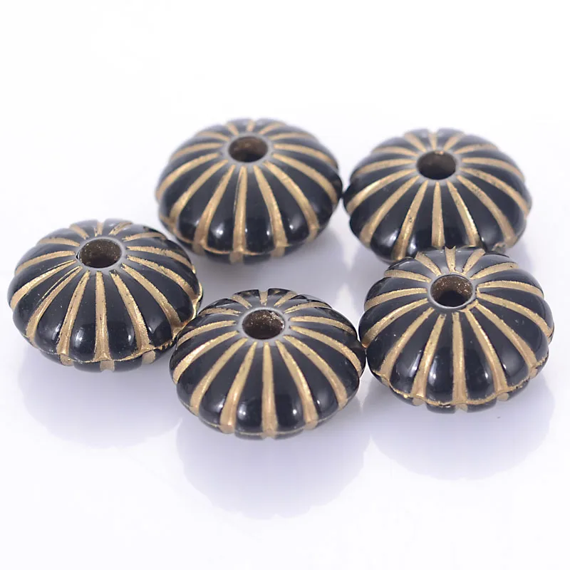 Оптовая продажа 8x14 мм акриловая полоса Плоская Круглая Форма диска пластиковый