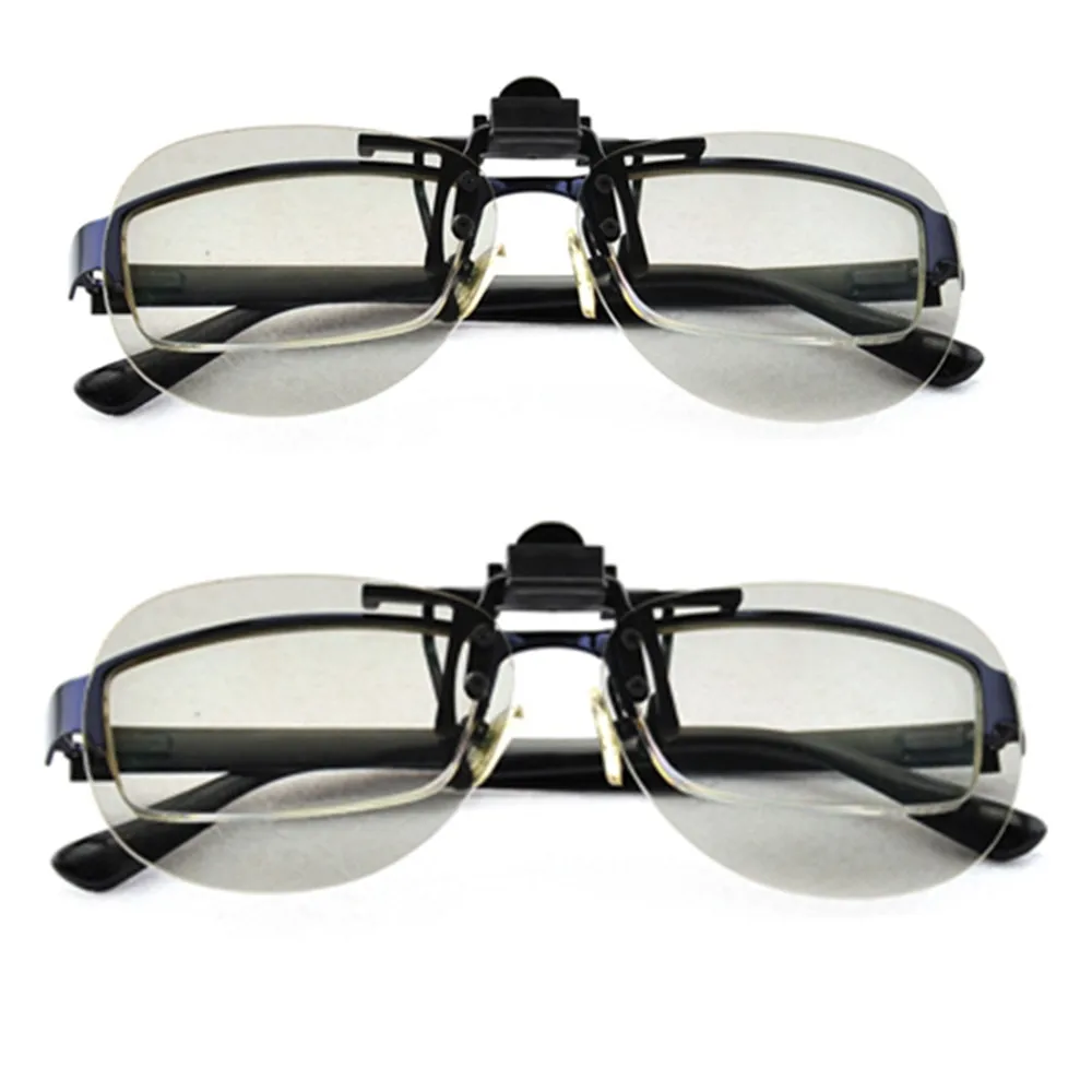 2 шт./упаковка 3d очки для телевизоров/кинотеатров/фильмов|3d glasses clip on|clip on 3d3d sony tv |