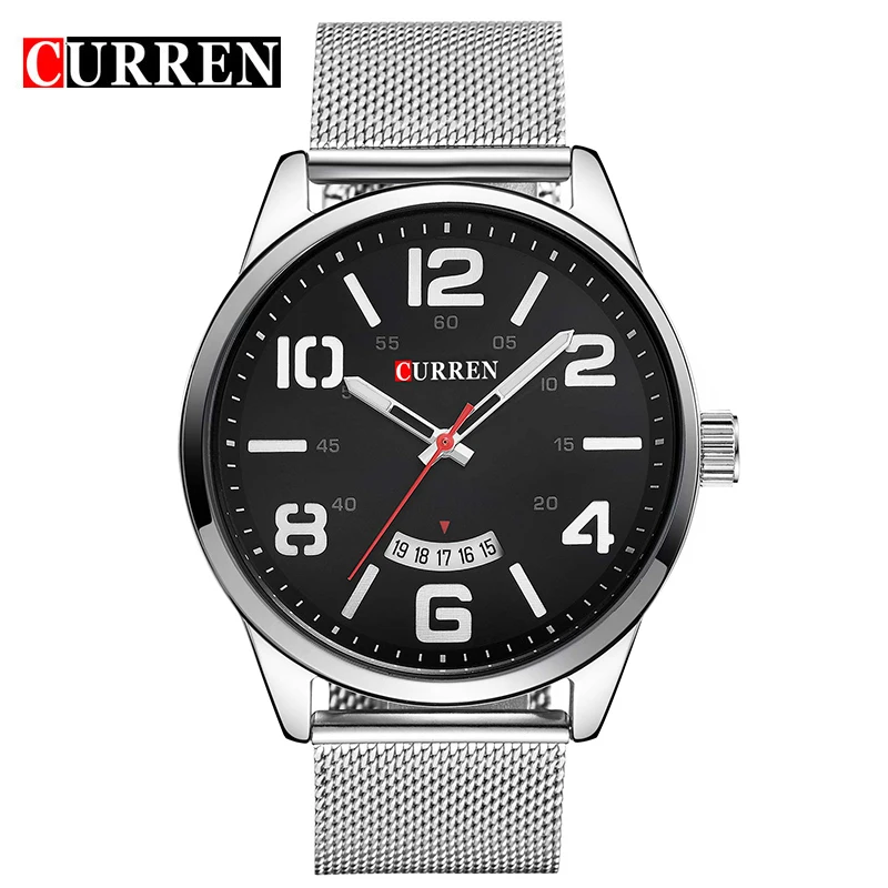 

CURREN 2019 New Black Rose Gold Pointer Relogio Masculino Luxury Top Brand Analog Sports Wristwatch Quartz Business Watch Men