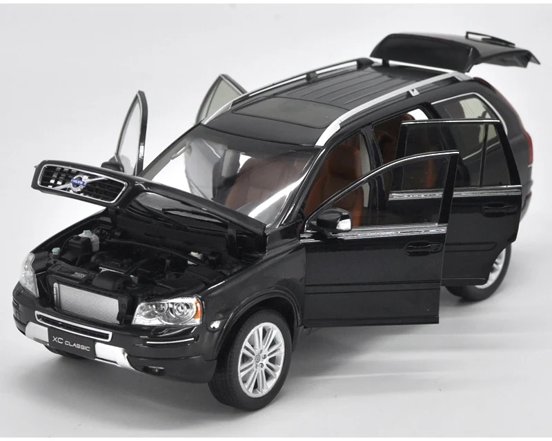 1:18 классический Volvo XC90 литая под давлением модель черный коричневый внедорожник игрушечный автомобиль миниатюрная коллекция подарки оригинальная коробка