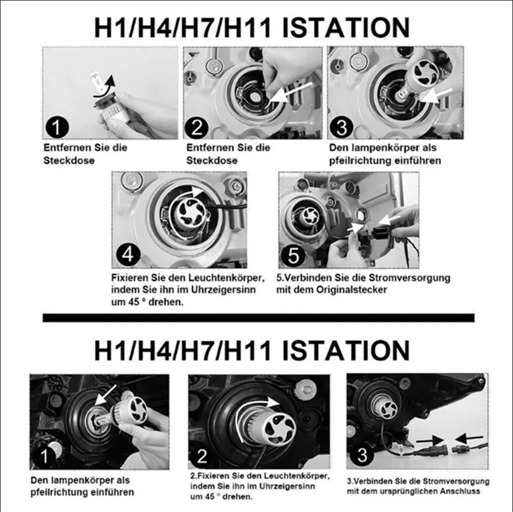 C6 авто лампы светодиодный H7 H4 H11 H1 H3 H8 H9 H13 880 881 9005 9006 HB3 HB4 H27 светодиодный фар автомобиля лампы для передних фар 6000K 8000LM 36W