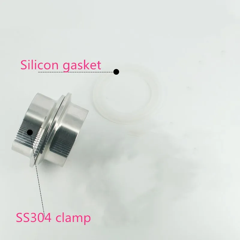 

1 Pair 1-1/4" 32mm Weld on Ferrule Sanitary Pipe Fitting Fit 1.5" Clamp Clover SUS SS304 + PTFE Gasket