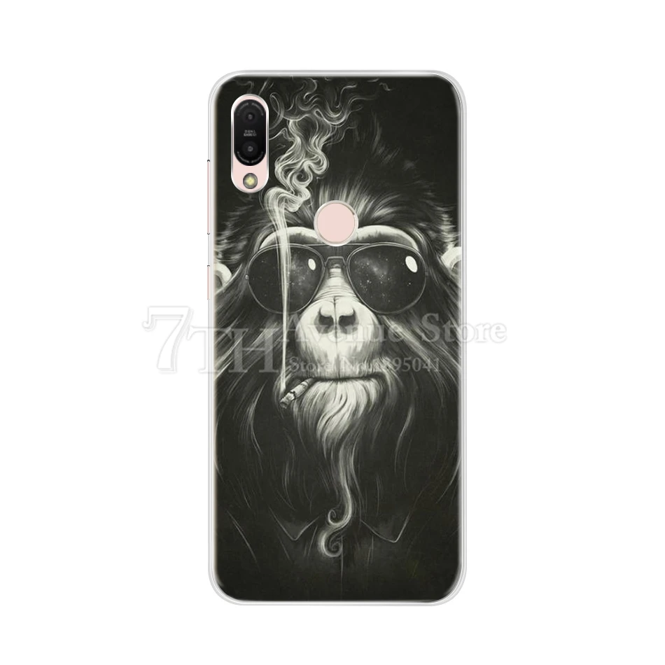 Мягкий чехол из ТПУ для Asus ZenFone Max Pro M1 ZB602KL, силиконовый чехол для Asus ZenFone Max Pro M2 ZB631KL ZB633KL, бампер - Цвет: Небесно-голубой