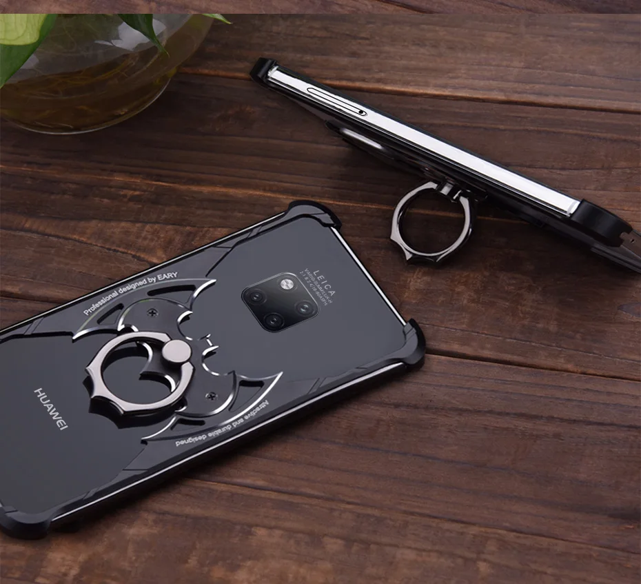OATSBASF металлический чехол в форме летучей мыши для huawei p30 чехол 6,1 дюймов индивидуальная подушка безопасности Бампер металлический чехол для huawei P30 Pro 6,47 дюймов