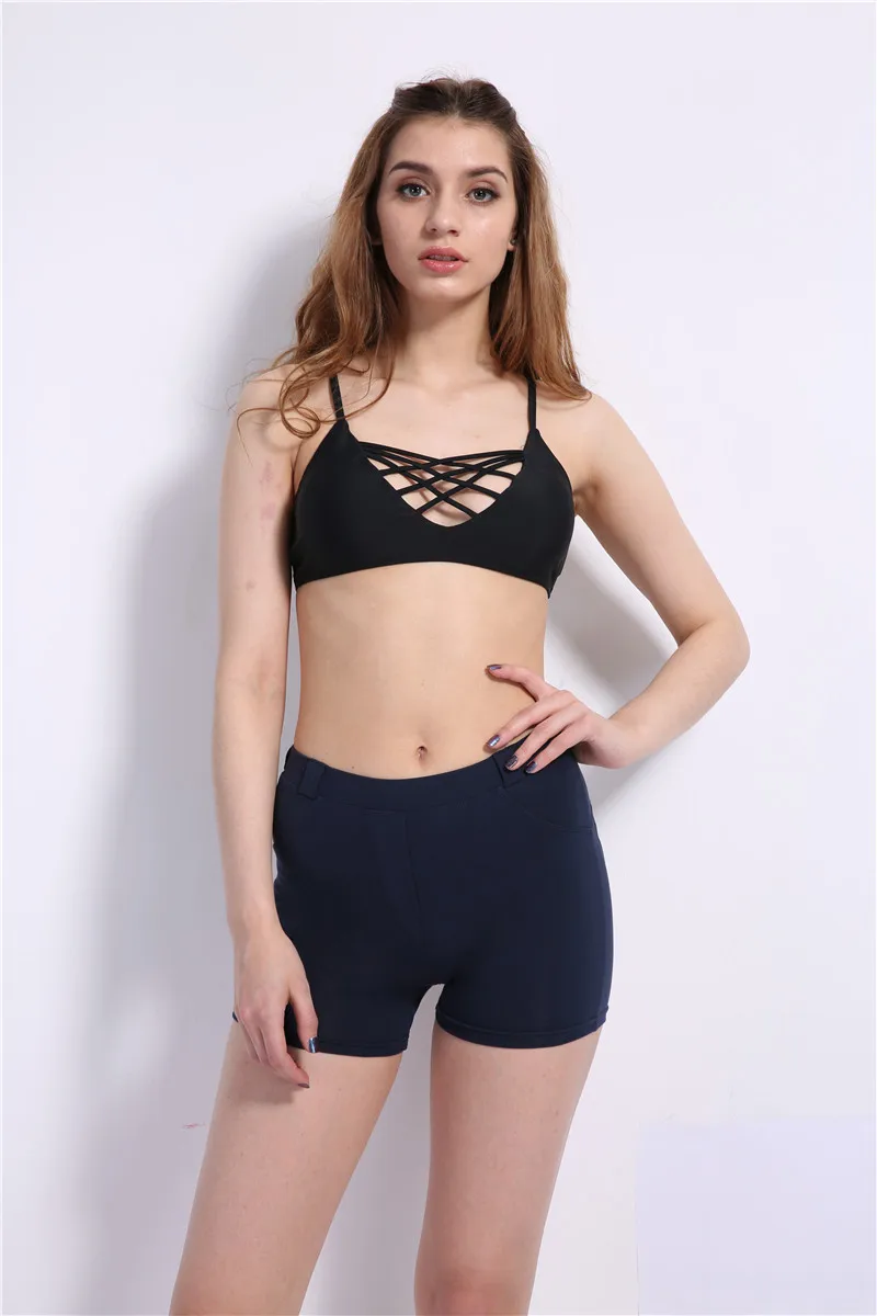 CHRLEISURE S-XL 3 Цвета Сексуальная Push Up Черный Женщины Шорты Лето Твердые Тощий Хлопок Шорты Новая Мода Короткие Feminino
