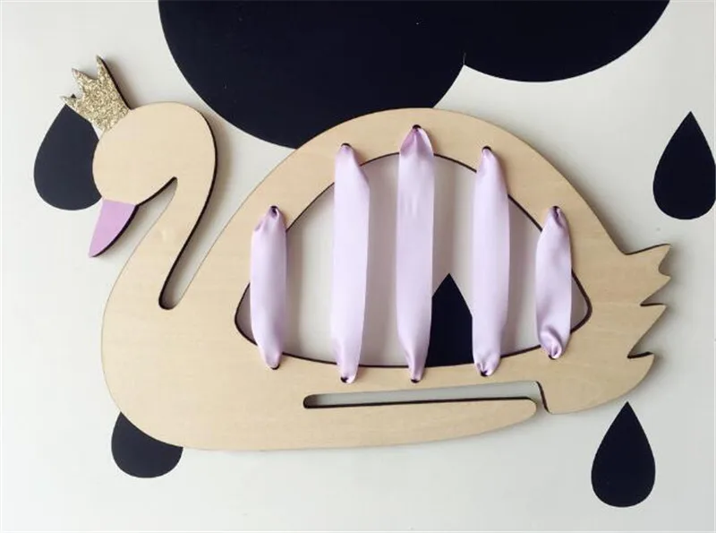 Висячая стойка для хранения в скандинавском стиле с лебедем органайзер