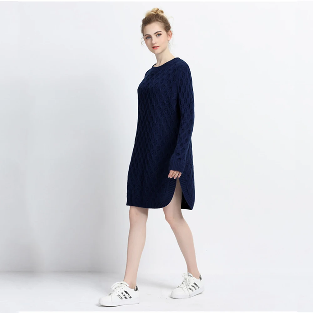 Свитер HDY Haoduoyi Женский вязаный с длинным рукавом|sweater dress|dress fashionfashion dress |