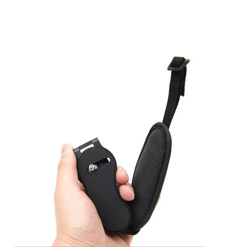 Ремешок на запястье для камеры черный кожаный мягкий ручной захват Canon Nikon Sony DSLR |