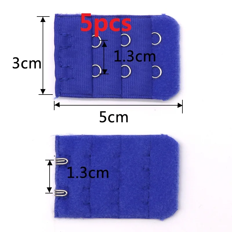 5pcs 4 шт., 2 крючка для бюстгальтера, удлинитель для женского эластичного бюстгальтера, удлиняющий ремень, застежка-крючок, расширитель, Регулируемая пряжка для ремня, нижнее белье, аксессуары - Цвет: 5pcs