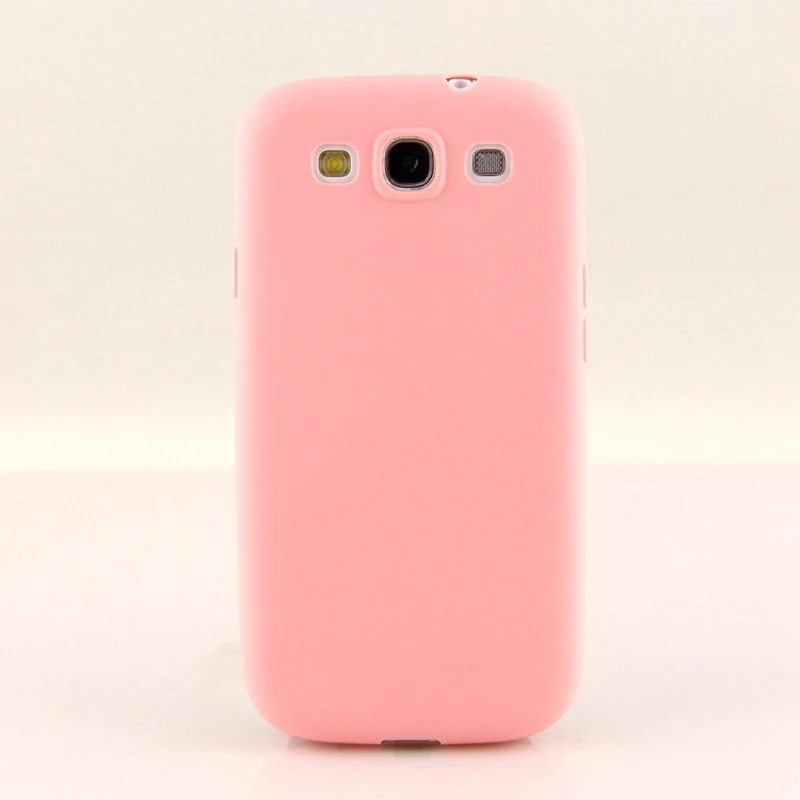 CHOEOIWE чехол для телефона s для samsung Galaxy S3 Neo i9301 SIII I9300 GT-I9300 Duos i9300i силиконовый чехол карамельного розового цвета - Цвет: Pink