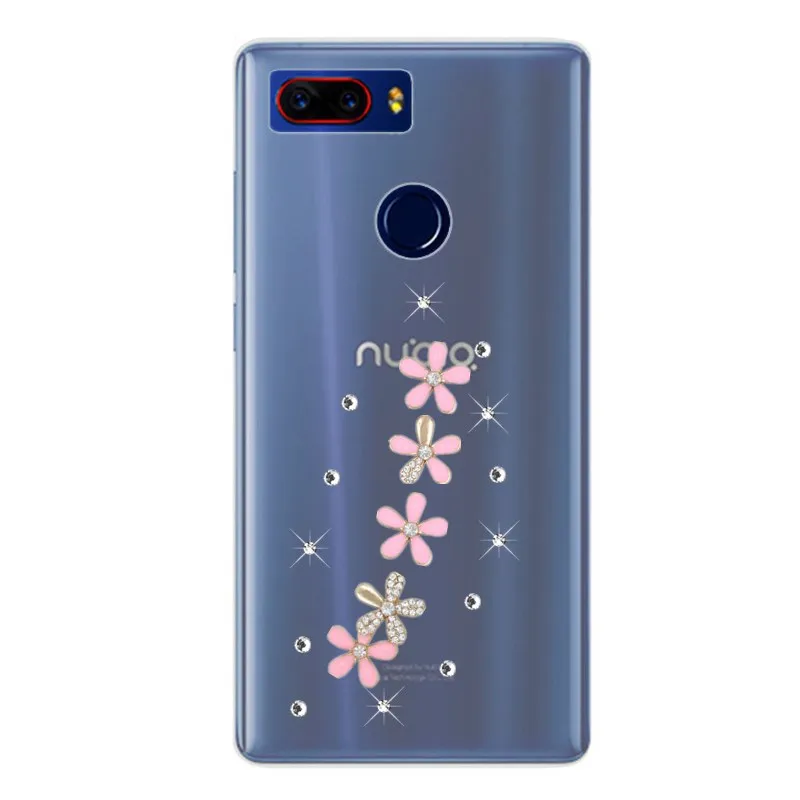 For ZTE Nubia Z17s phone cases Blade X7 Axon 7s 7 Z11 z17 mini max lite Z18 Rhinestone crystal cover |