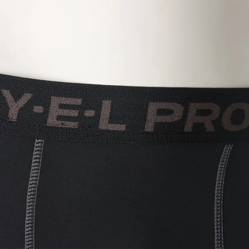 Мужские компрессионные брюки спортивные эластичные хлопковые облегающие