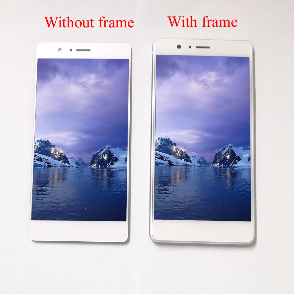 

Для huawei P9 Lite для huawei G9 VNS-L21 VNS-L22 VNS-L23 VNS-L31 VNS-L53 белый Сенсорный экран Сенсор + ЖК-дисплей Дисплей сборка Рамка