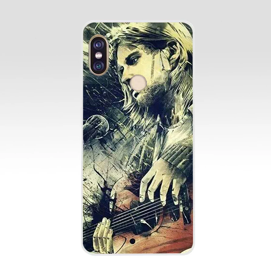 228AQ Nirvana Kurt Cobain Мягкий силиконовый чехол из ТПУ для телефона xiaomi redmi 6 pro note 5 plus 4 4x mi 8