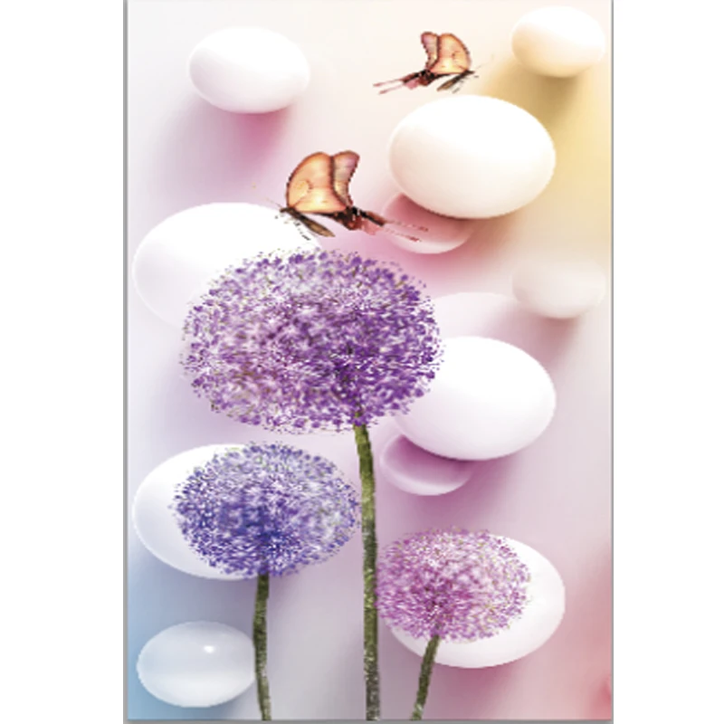 New arrival 5D Diy diamond painting cross stitch mosaic Dandelion flower home decor arts and crafts | Дом и сад