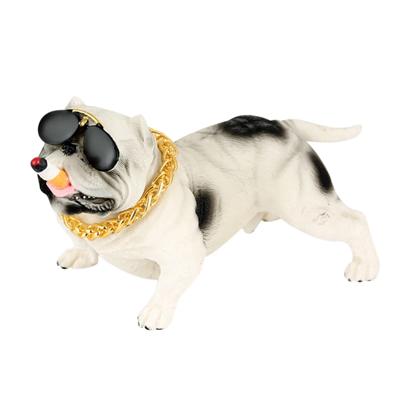 Автомобильная декоративная собачка для салона автомобиля имитация Bully Dog Doll