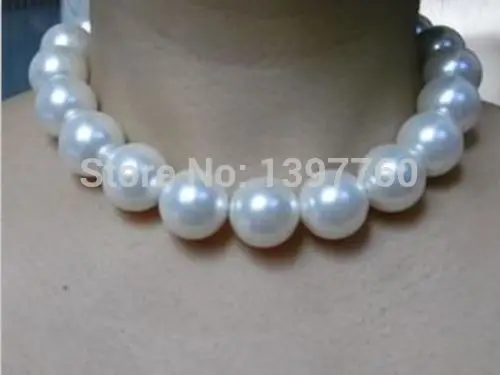 Miss charm Jew.219 AAA12 13mm Австралийское Южно Морское ожерелье с белым жемчугом 18