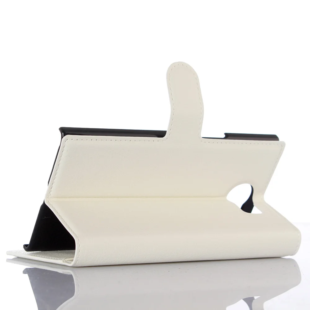 Брендовый чехол Cyboris в виде книжки с подставкой и держателем для карт кожаный